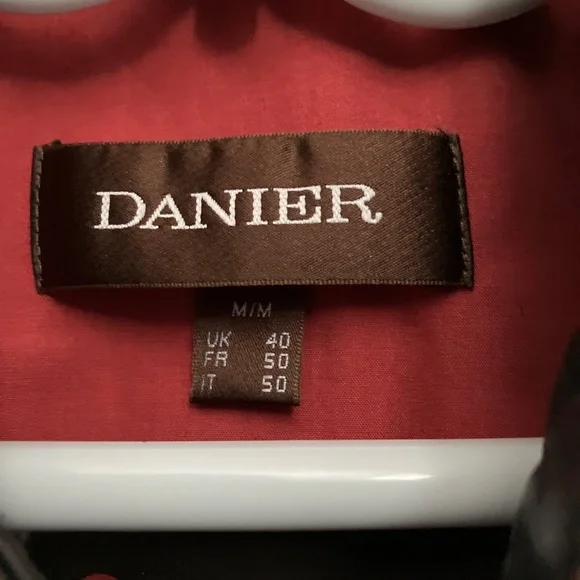 X SOLD X Danier Brown Moto Leather Jacket - Picture 5 of 8